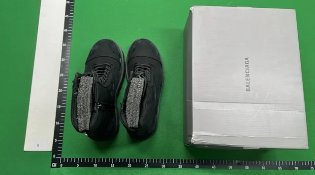 Unbranded Boots Canvas Lace-Up Side-Zip Combat product detail image 2