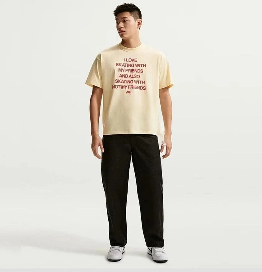 耐克短袖T恤男士83511-1164-036黑色白色杏色S-3XL