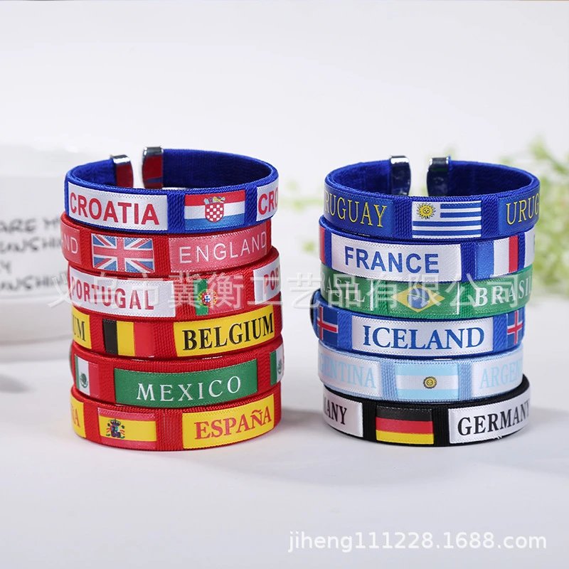 National Flag Wristbands Multicolor Bracelets