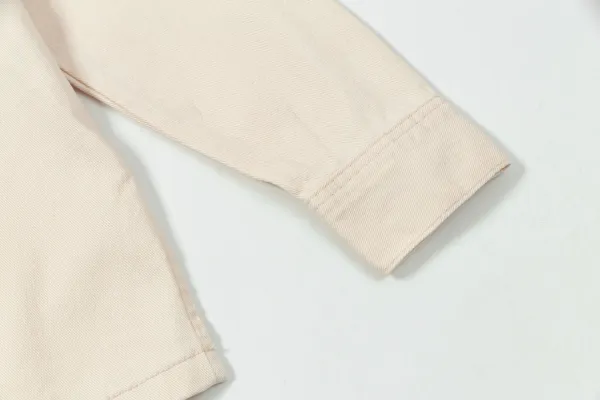 Comme des Garçons Play Heart Embroidered Shirt Beige - 14