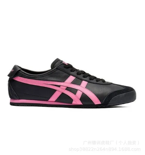 Asics Onitsuka Tiger Mexico 66 Black Pink Sneakers - 1