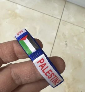 Palestine Flag Wristband Multicolor Bracelet