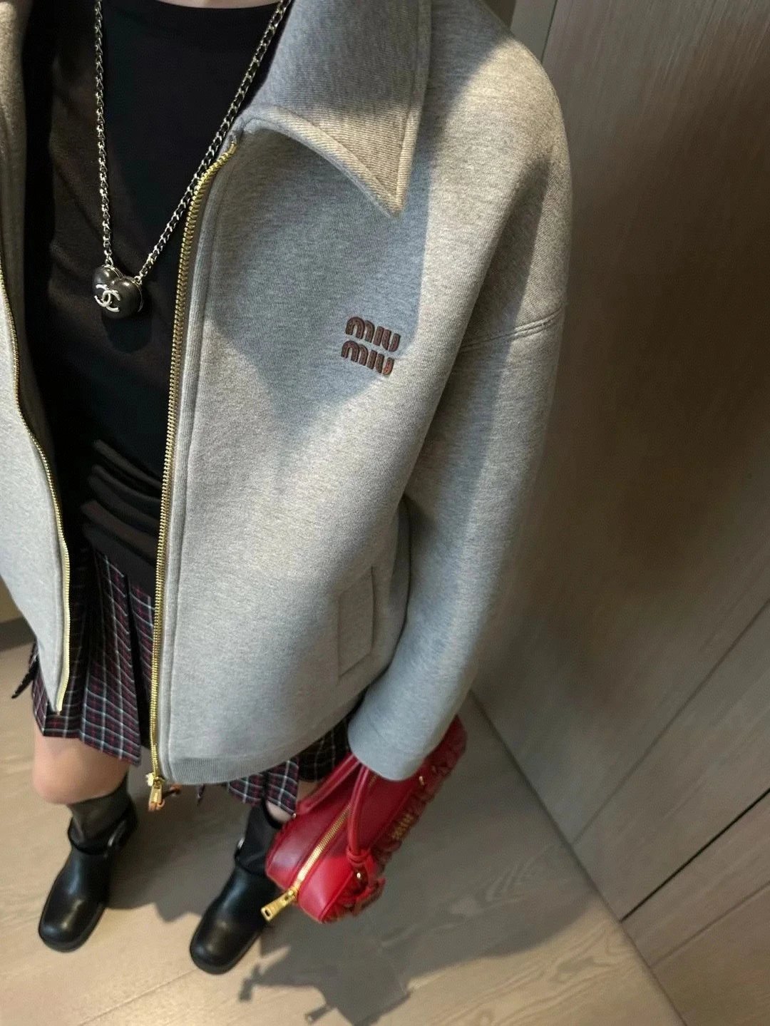 Maison Margiela Replica Logo Patch Zip-Up Jacket Navy - 10