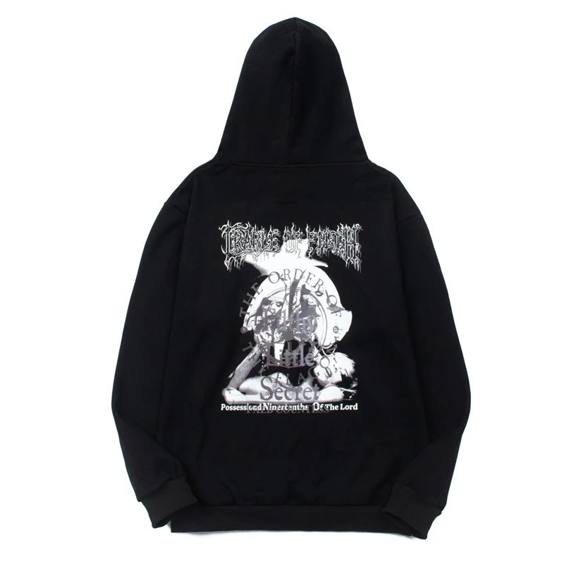 Self-Brand x 'The Order of the Holy Little Secret' Graphic Hoodie Black - 5
