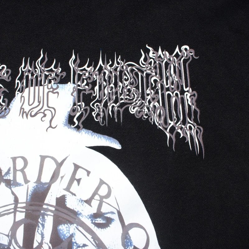 Self-Brand x 'The Order of the Holy Little Secret' Graphic Hoodie Black - 9
