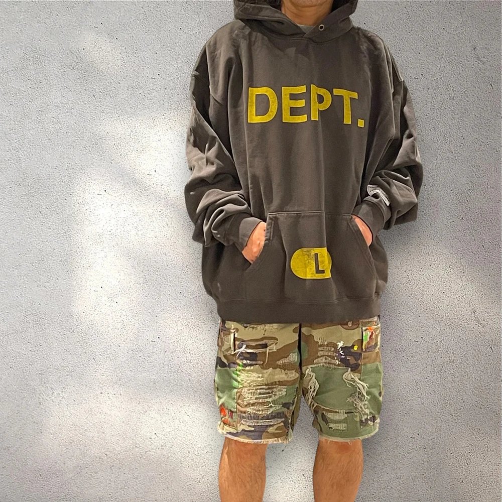 DEPT. Hoodie Black with Gold Logo - 25