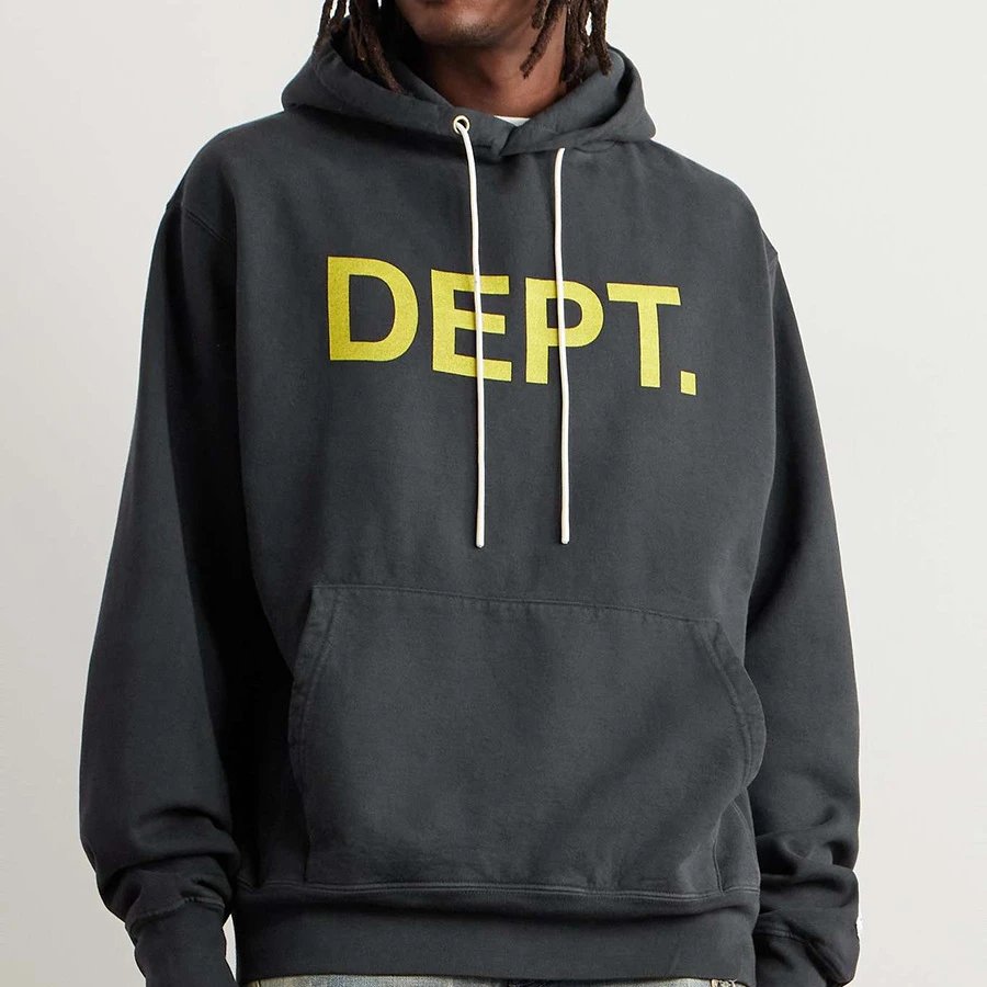 DEPT. Hoodie Black with Gold Logo - 23