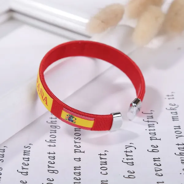 World Cup Country Flag Wristbands Multicolor Bracelets - 7