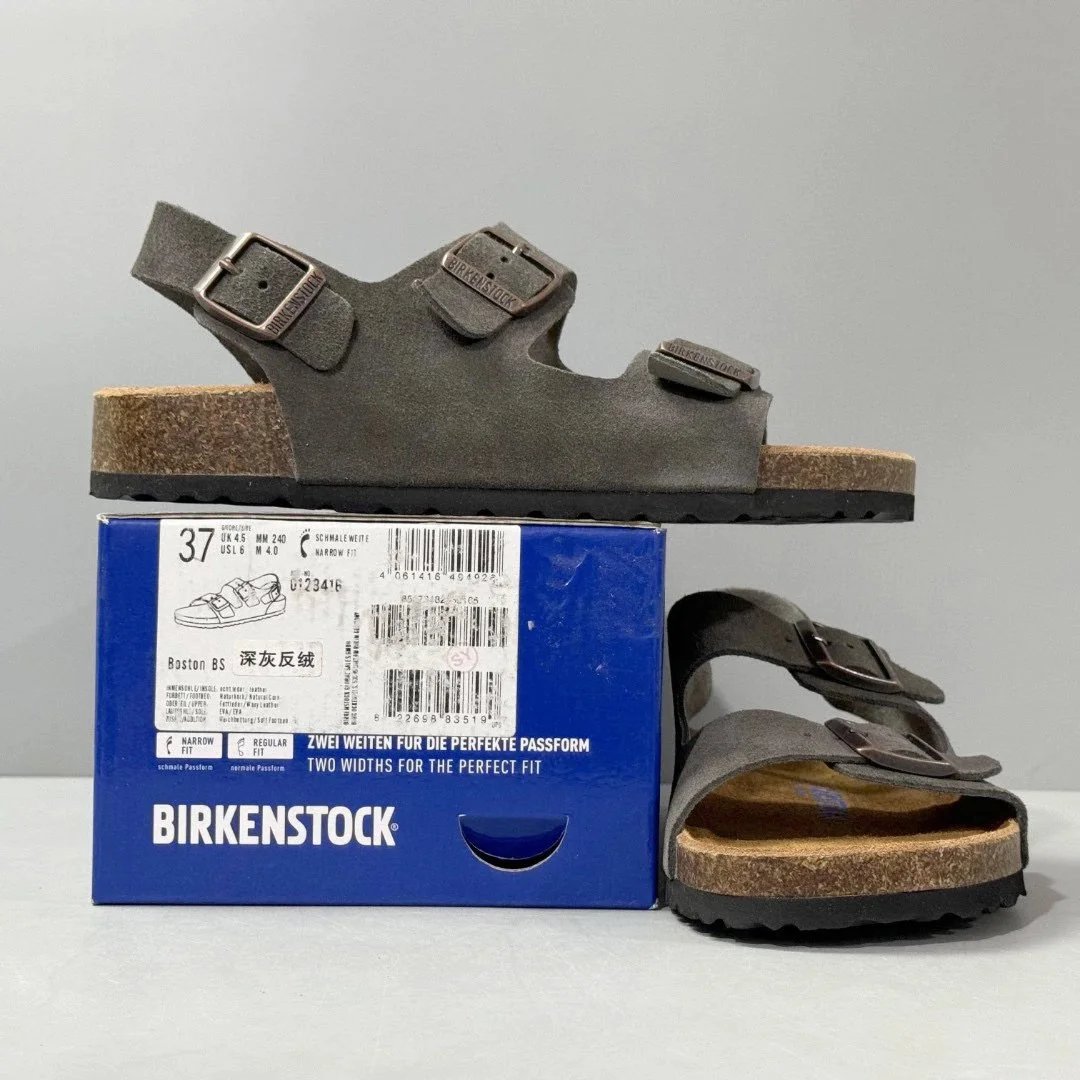 DC Birkenstock Sandals (Dark Grey Suede)