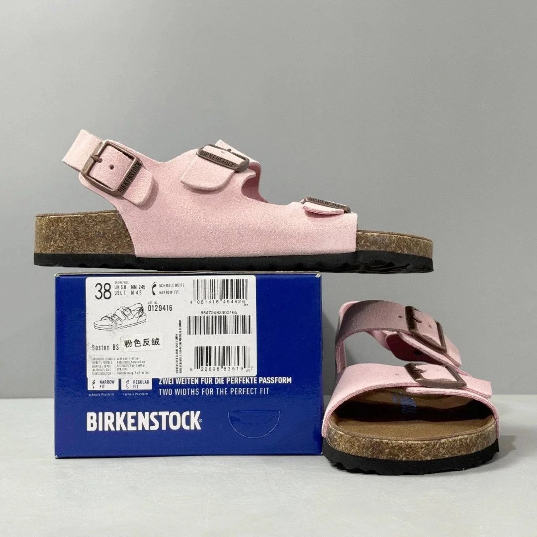 DC Birkenstock Sandals (Pink Suede)