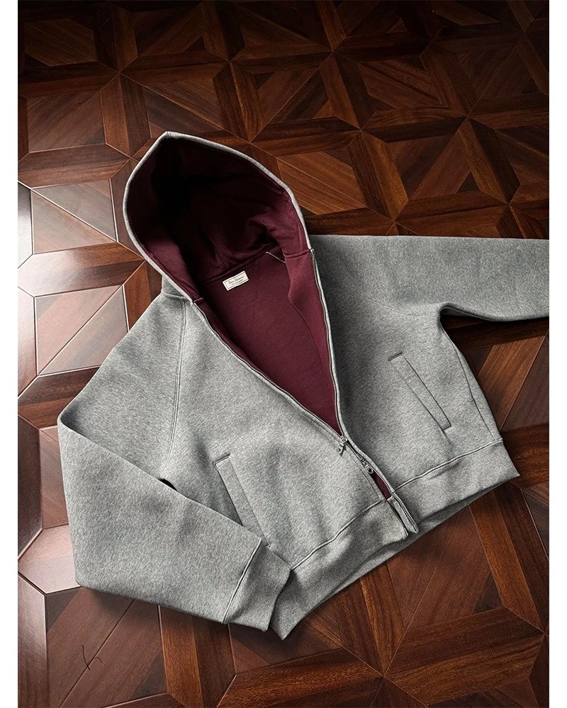 American Air Layer Short Hooded Sweatshirt S Spring Fall