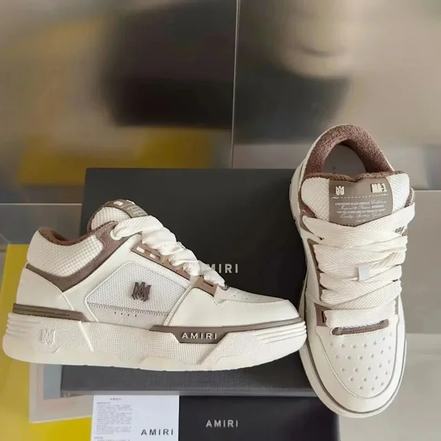 AMIRI Sneakers MA-1 low-top with star-perforated toe box product detail image 9