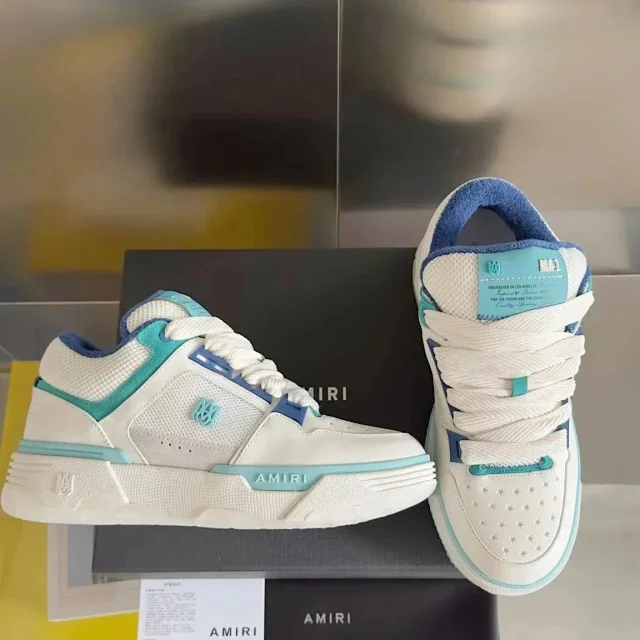AMIRI Sneakers MA-1 low-top with star-perforated toe box product detail image 7