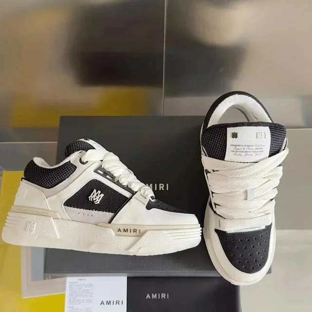AMIRI Sneakers MA-1 low-top with star-perforated toe box product detail image 1