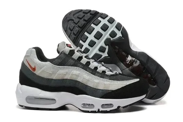 Nike Air Max 95 Black/Gray/Orange Sneakers - 1