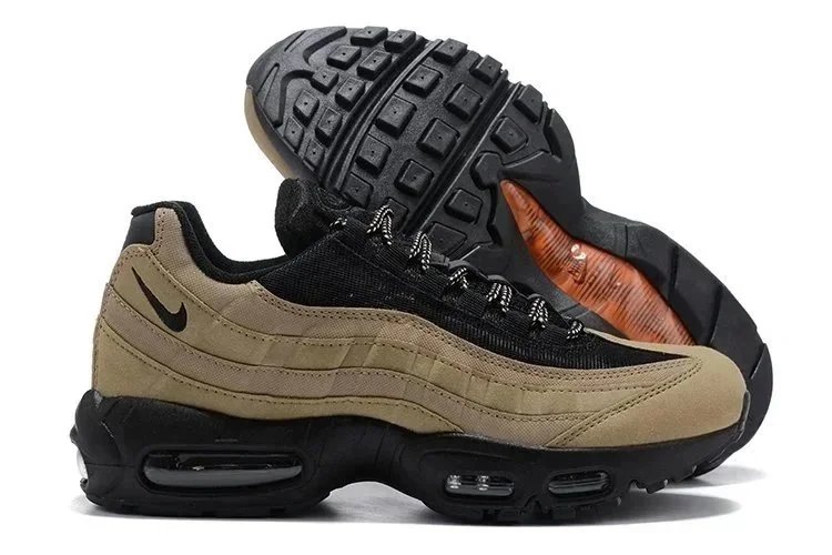 Nike Air Max 95 Black Beige Sneakers - 7