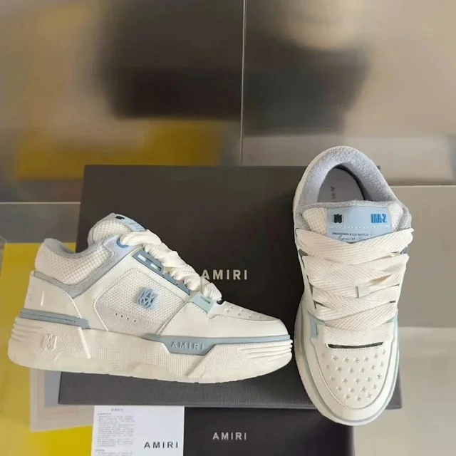 AMIRI Sneakers MA-1 low-top with star-perforated toe box product detail image 4