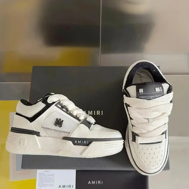 AMIRI Sneakers MA-1 low-top with star-perforated toe box product detail image 5