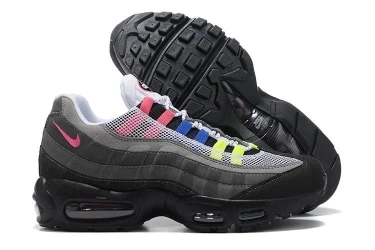 Nike Air Max 95 Black Beige Sneakers - 8