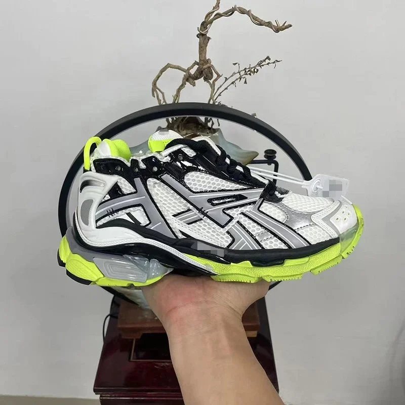 White Black Fluorescent Green