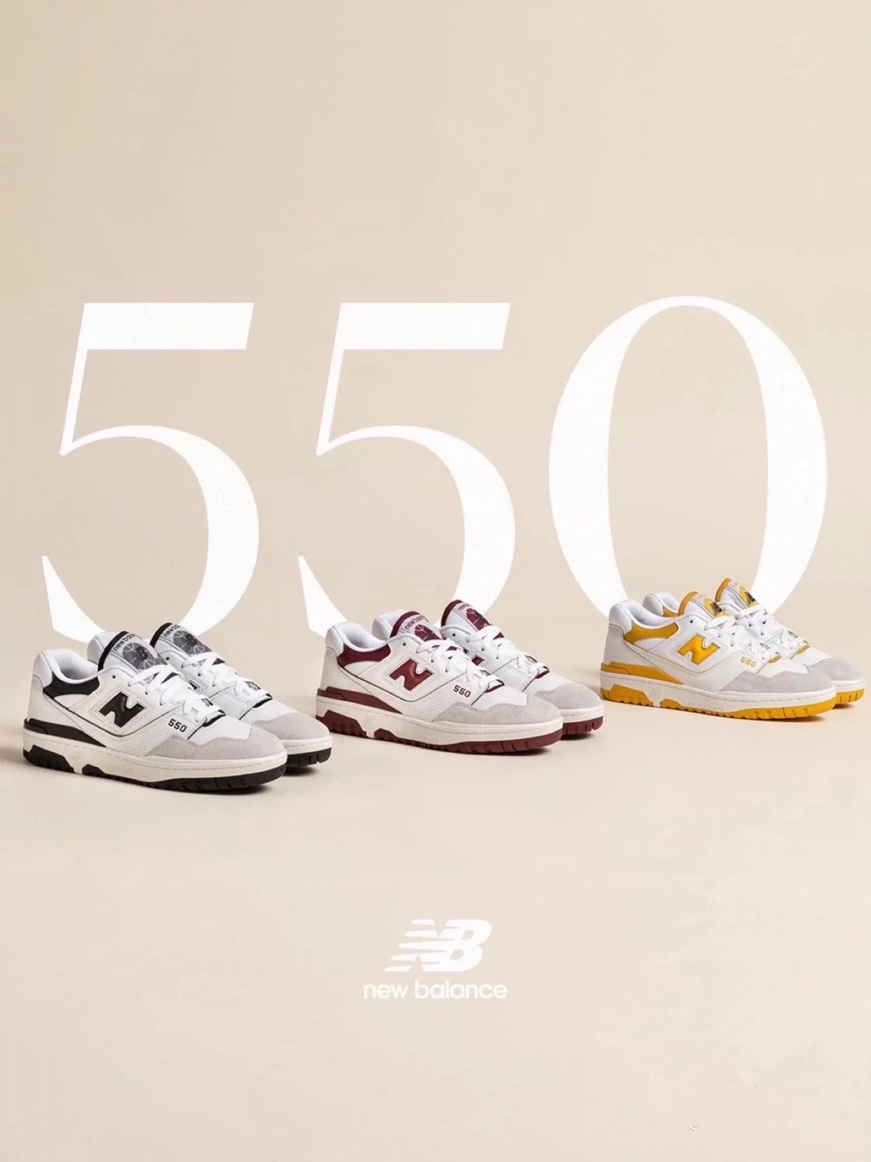 New Balance 550 Retro Basketball Shoe