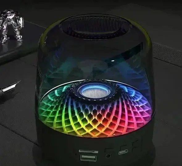 Design Zinlot Portable Bluetooth Speaker Blue Portable Speaker - 4