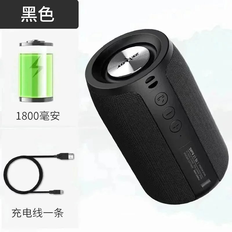 Design Zinlot Portable Bluetooth Speaker Blue Portable Speaker - 7