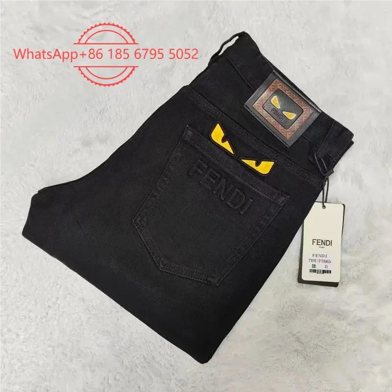 Burberry Jeans Straight-Leg Denim — 27Fendi