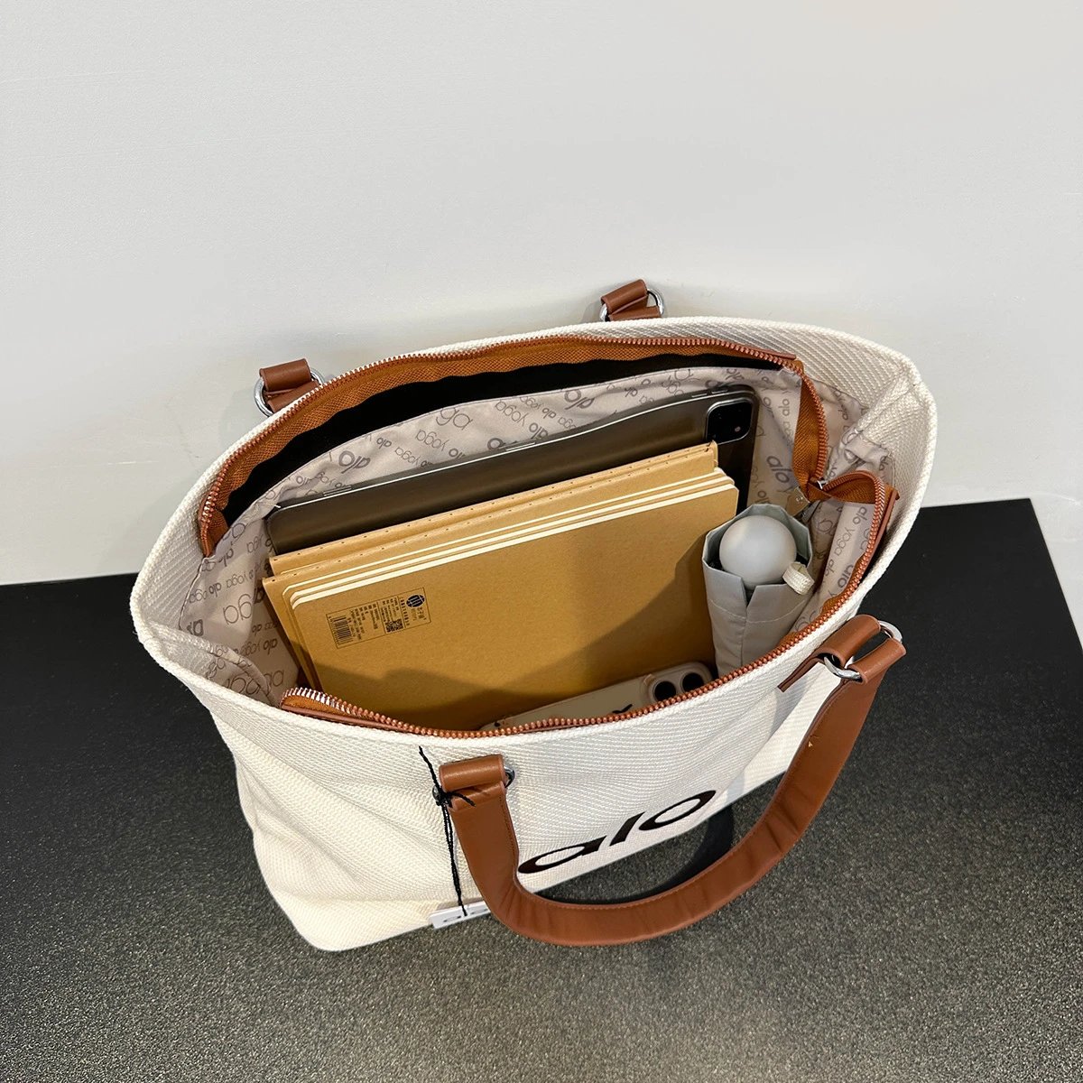 Alo Yoga Tote Bag Emerald Green Handbag - 15
