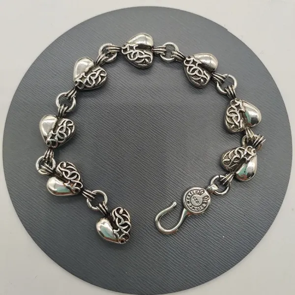 Thomas Sabo Heart Charm Bracelet Silver - 1