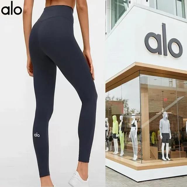Alo Trousers High-waisted ankle-length leggings product detail image 1