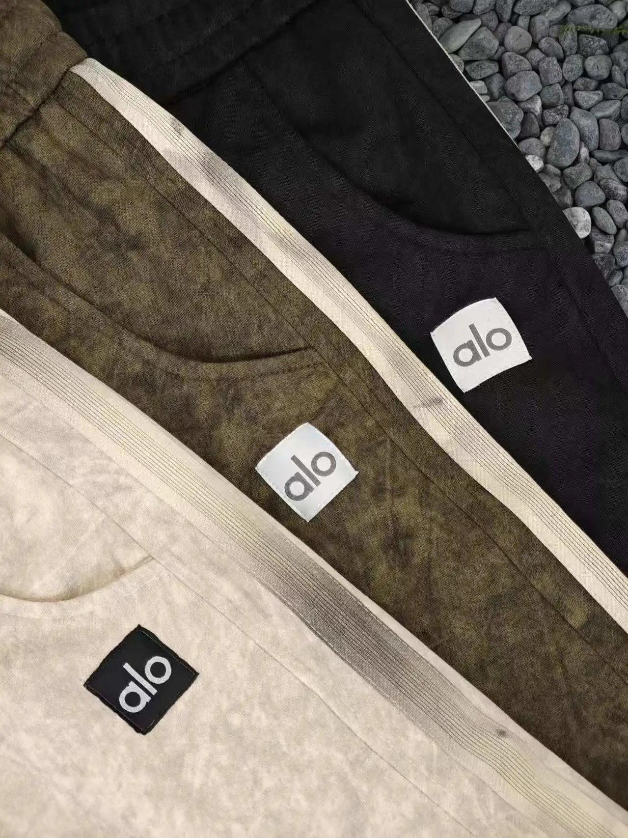 Alo Yoga Wide-Leg Sweatpants Charcoal Gray Sweatpants - 7