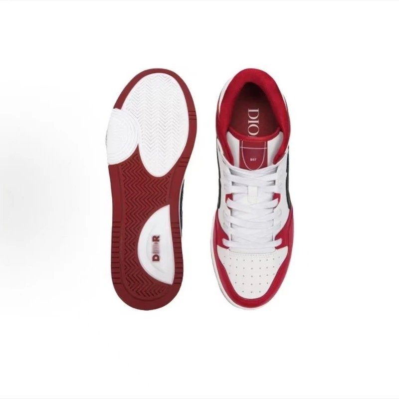 Dior B23 Low Navy and White Sneakers - 3