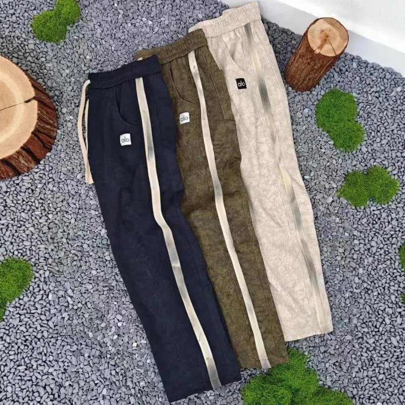 Alo Yoga Muse Side Stripe Corduroy Sweatpants