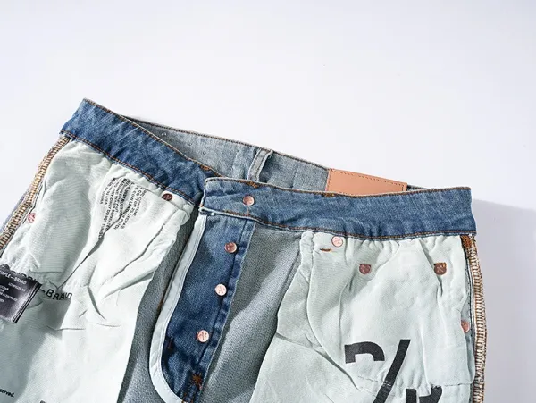 Amiri Paint Splatter Distressed Jeans Black Multicolor - 14