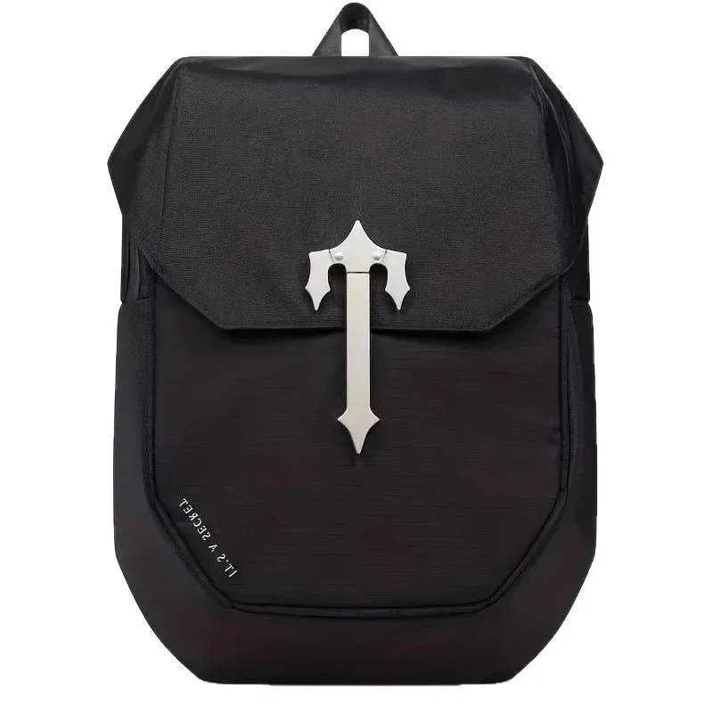 Unbranded Backpacks Flap Backpack with Sword-Shaped Metal Clasp image 5