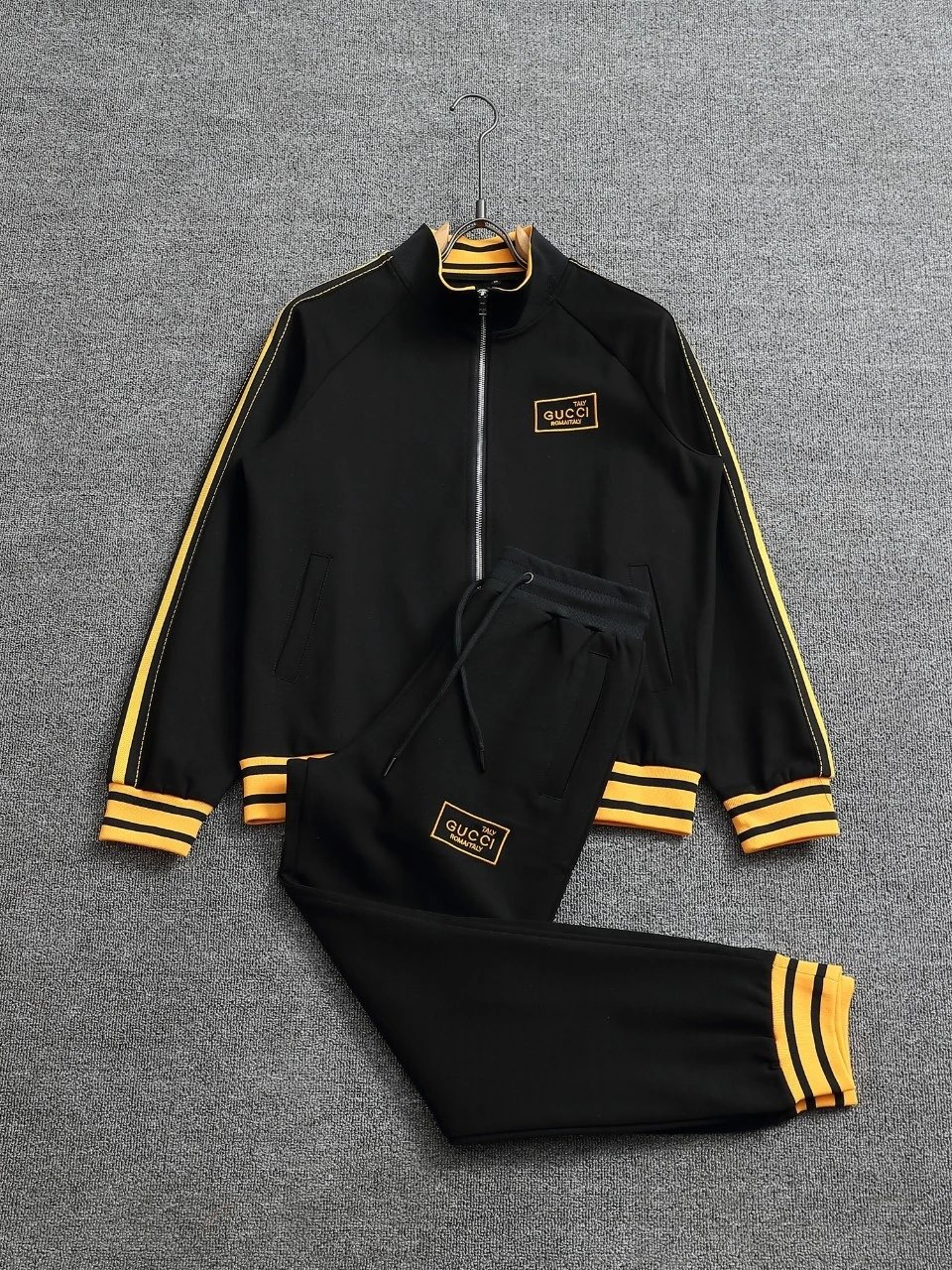 Gucci Web Stripe Tracksuit Black - 4