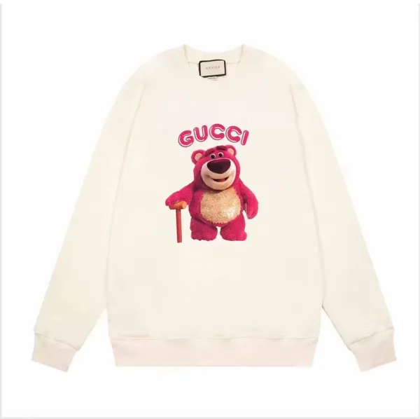 Gucci x Disney Lotso Bear Graphic Hoodie White - 1
