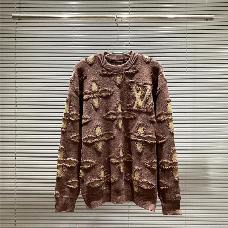 Louis Vuitton Monogram Knit Sweater Black and White - 6