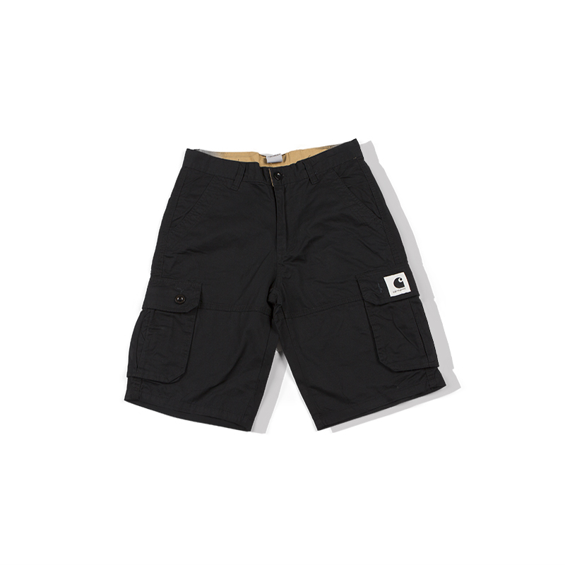 Carhartt WIP Aviation Cargo Shorts Black