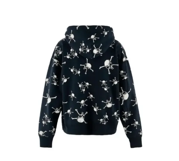 Saint Tears Skeleton Ribcage Long-Sleeve T-Shirt Black - 21
