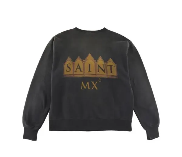 Saint Tears Skeleton Ribcage Long-Sleeve T-Shirt Black - 61