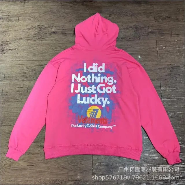 Vetements Hoodies & Sweatshirts VET-206 graphic pullover hoodie product detail image 14