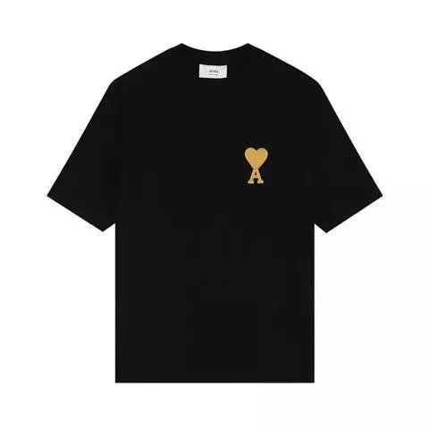 Ami Paris Heart Logo T-Shirt White - 12
