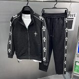Chrome Hearts Cross Motif Track Jacket & Pants Set [3 styles]