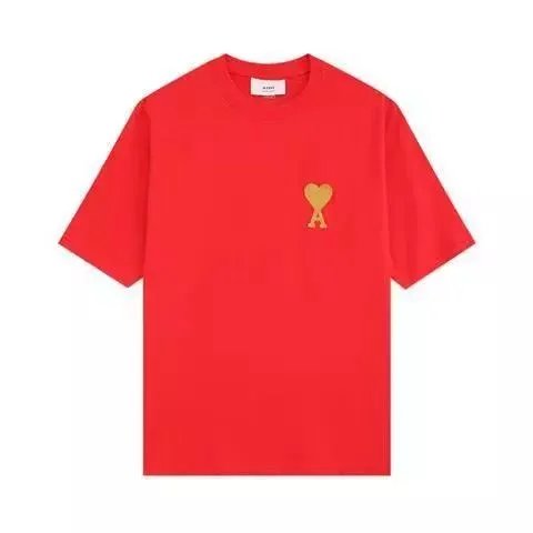 Ami Paris Heart Logo T-Shirt White - 6