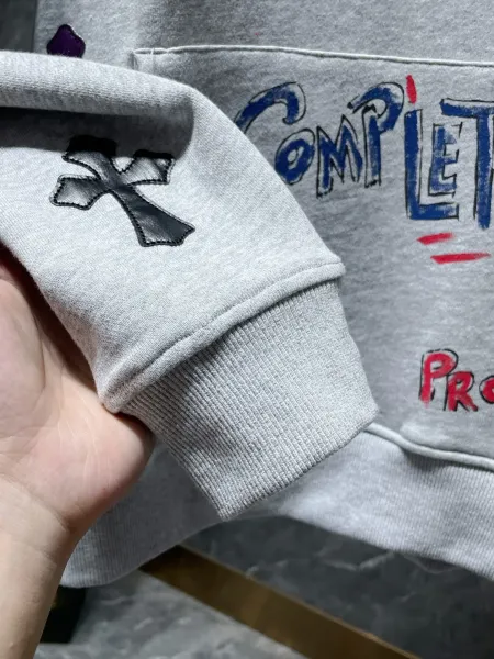 Chrome Hearts x Mind State Fate Complete Hoodie Black/White/Gray - 24