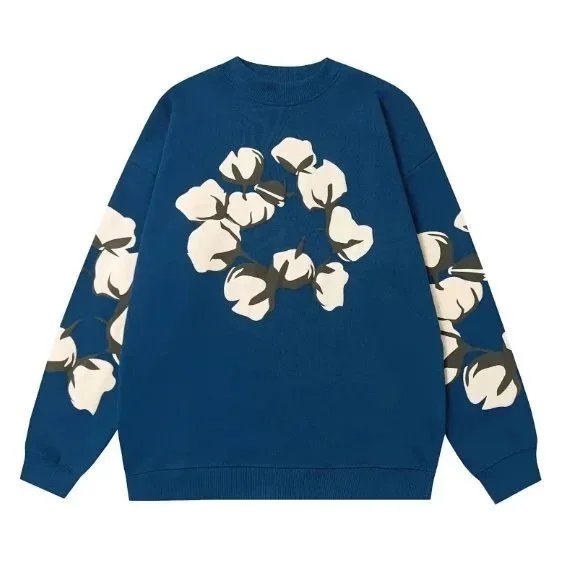 DENIM TEARS Cotton Floral Sweatshirt [35 styles]