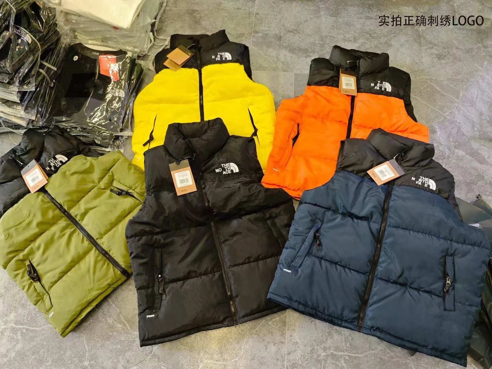 The North Face Nuptse Vest White / Black Outerwear.vest - 6