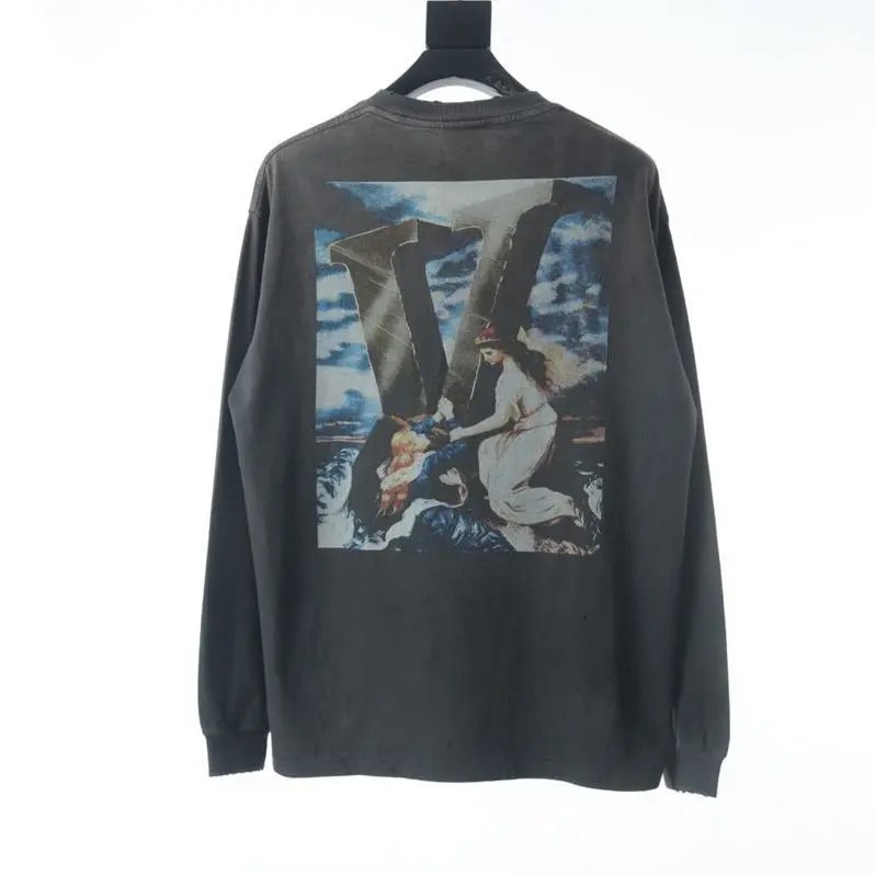 Saint Tears Skeleton Ribcage Long-Sleeve T-Shirt Black - 86